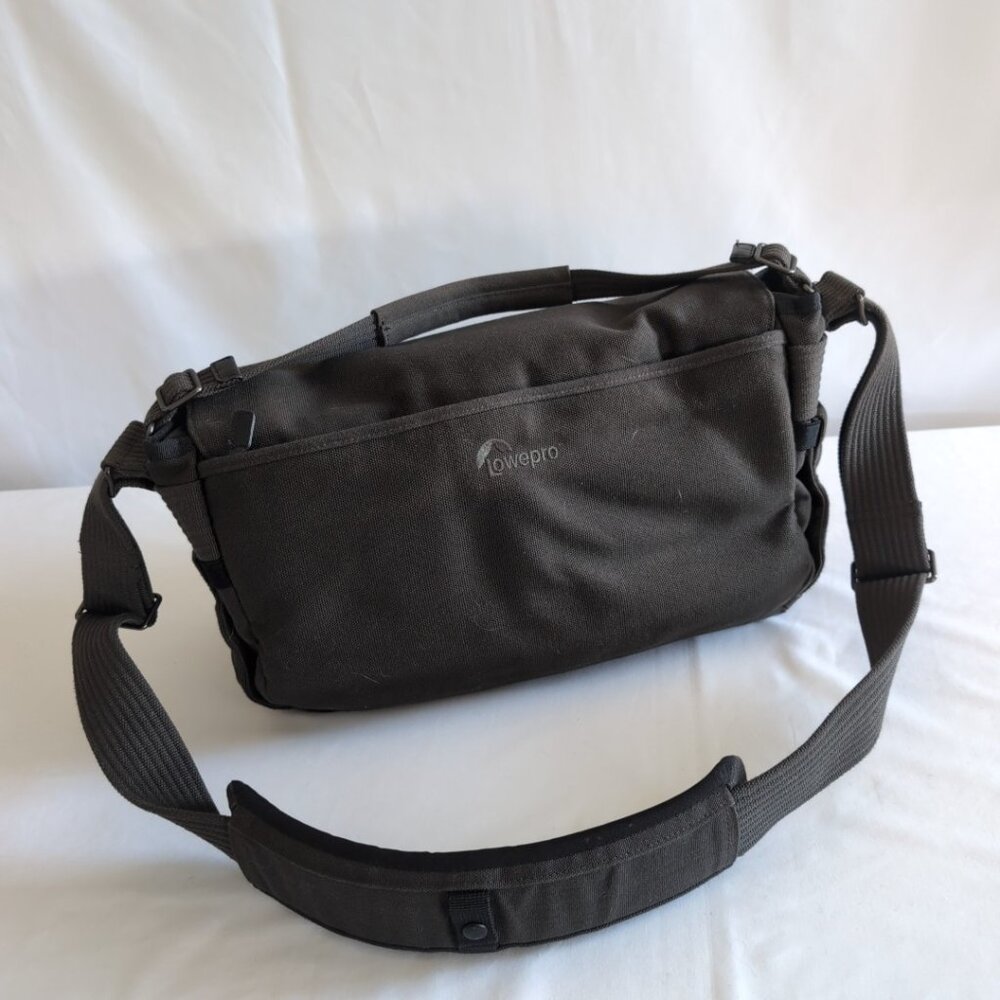 Black Camera Shoulder Bag - Durable Gear Carrying Case